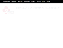 Tablet Screenshot of domrekolekcyjnykluczbork.pl